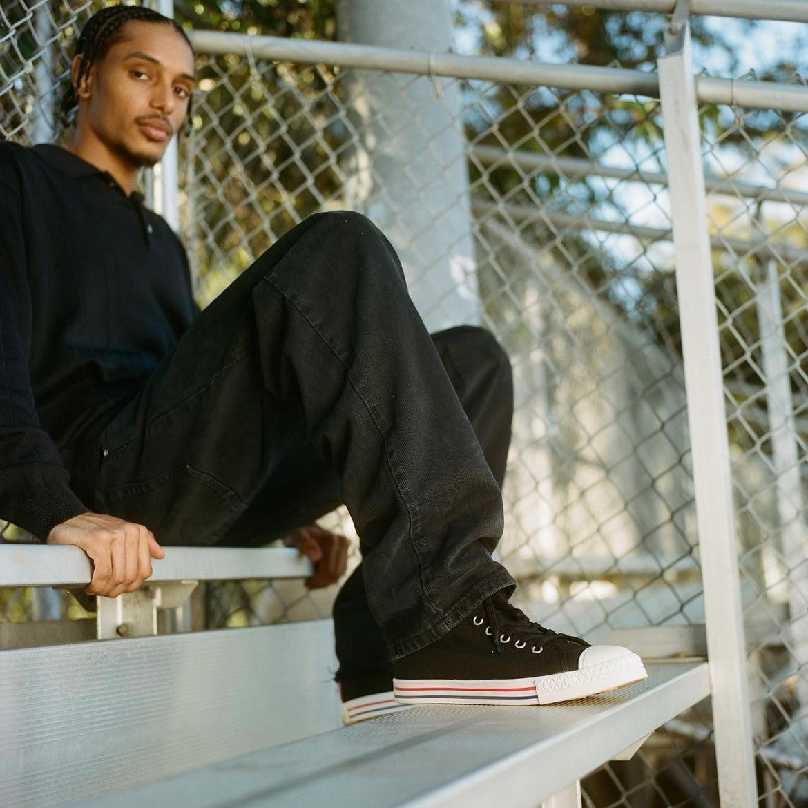 Hood - Rocket 66 LC Sneakers - Black/White